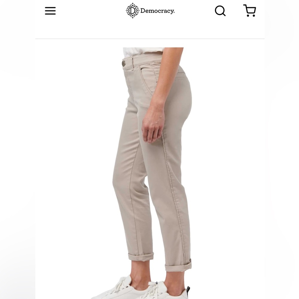 Democracy  - "Ab"solution® High Rise Roll Cuff Trouser